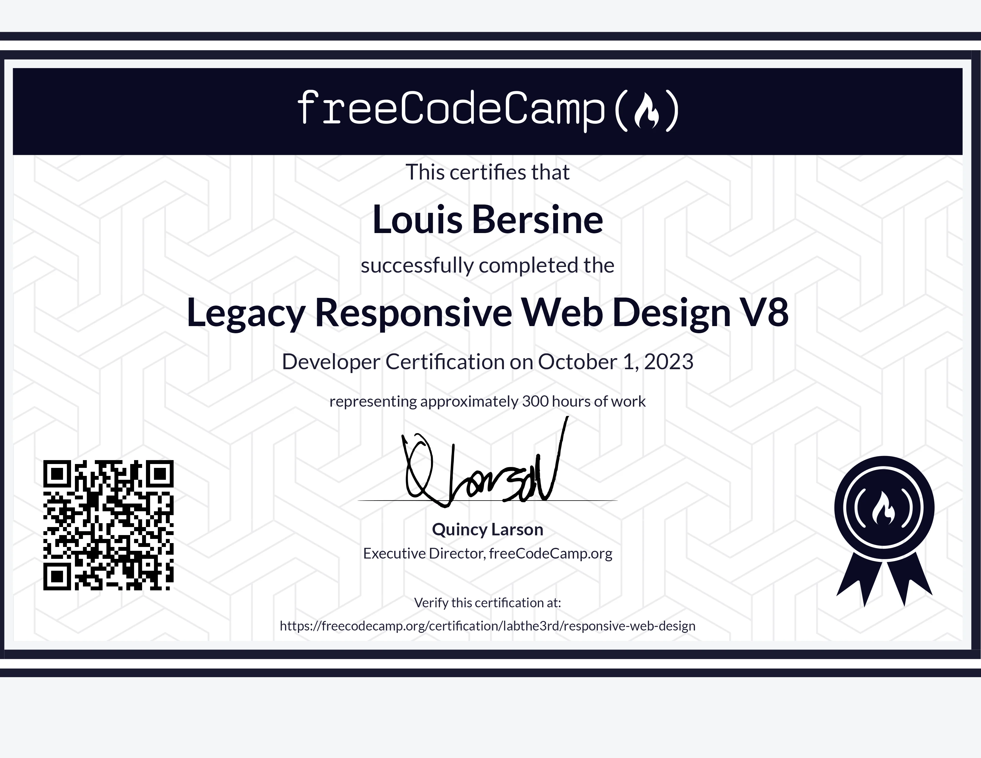Legacy Responsive Web Design V8